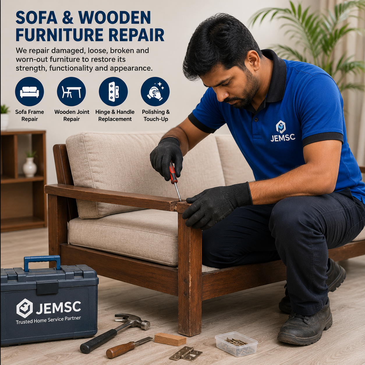 Sofa & Wooden Furniture Repair