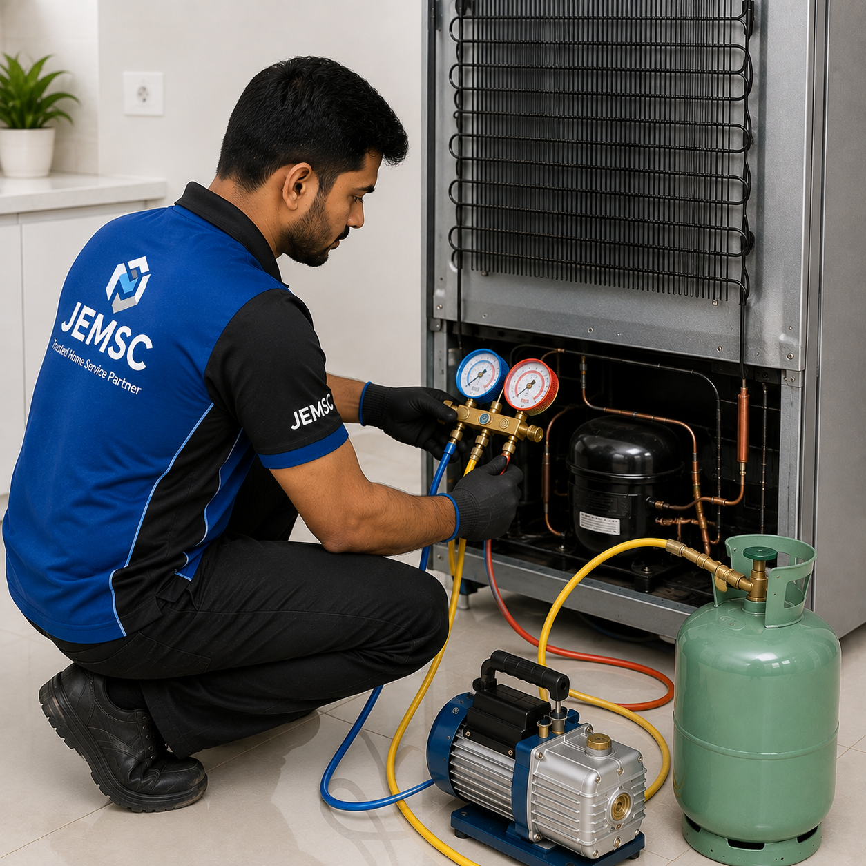 Refrigerator Gas Refilling